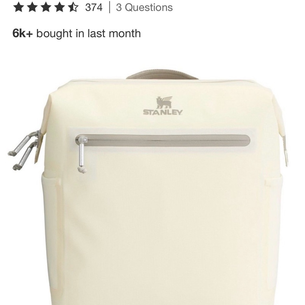Stanley Off-White cooler Backpack